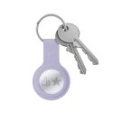 Crong Silicone Case with Key Ring - Brelok do Apple AirTag (lawendowy)