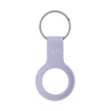 Crong Silicone Case with Key Ring - Brelok do Apple AirTag (lawendowy)