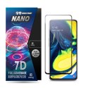 Crong 7D Nano Flexible Glass - Szkło hybrydowe 9H na cały ekran Samsung Galaxy A80 / A90