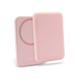 PURO Slim PowerMag Power Bank - Power Bank indukcyjny 4000 mAh MagSafe (Dusty Pink)