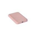 PURO Slim PowerMag Power Bank - Power Bank indukcyjny 4000 mAh MagSafe (Dusty Pink)