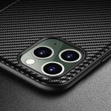 Crong Prestige Carbon Cover - Etui iPhone 11 Pro Max (czarny)