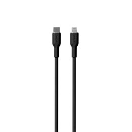 PURO ICON Soft Cable - Kabel USB-C do Lightning MFi 1.5 m (Black)