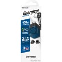 Energizer Ultimate - Ładowarka sieciowa Multiplug EU / UK / US GaN 20W PD (Niebieski)