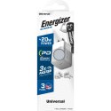 Energizer Ultimate - Ładowarka sieciowa Multiplug EU / UK / US GaN 20W PD (Srebrny)