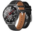 Smartwatch Rubicon RNCE88-1 Czarny- Czarny Pasek Silikonowy + Czarny Pasek Skórzany