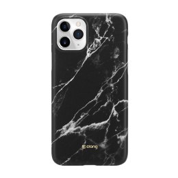Crong Marble Case - Etui iPhone 11 Pro (czarny)