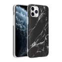 Crong Marble Case - Etui iPhone 11 Pro (czarny)