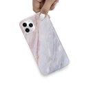 Crong Marble Case - Etui iPhone 11 Pro (różowy)