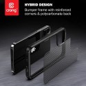 Crong Hybrid Carbon - Etui iPhone 12 Pro Max (czarny)