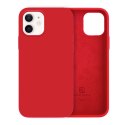 Crong Color Cover - Etui iPhone 12 / iPhone 12 Pro (czerwony)