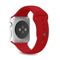 PURO ICON - Elastyczny pasek sportowy do Apple Watch 38 / 40 mm (S/M & M/L) (czerwony)