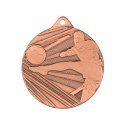 Medal 50mm stalowy brązowy piłka nożna ME001/B