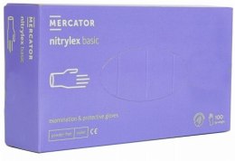 Rękawice Nitrylowe 100 sztuk / Fioletowe / Nitrylex Basic Violet