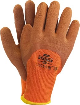 Rękawice robocze / Ocieplane / pomarańczowo-brązowe / Rozmiar: 10 - XL / RTASMAN_PBR 10