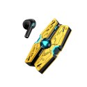 WEKOME VB06 Mecha Series - Bezprzewodowe słuchawki Bluetooth V5.3 TWS z etui ładującym (Żółty)