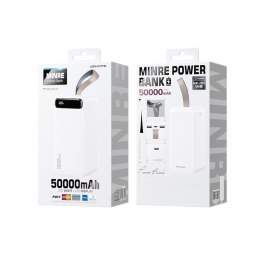 WEKOME WP-283 Minre Series - Power bank 50000 mAh Fast Charging 2x USB-A 10W (Biały)