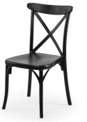 Krzesło drewniane PIANO BLACK