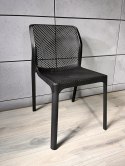 Krzesło plastikowe nowoczesne SILLA BLACK