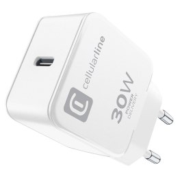 Cellularline The One - Ładowarka sieciowa USB-C Power Delivery 30W (biały)