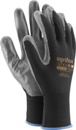 Rękawice robocze / Czarne / OX-NITRICAR_BS