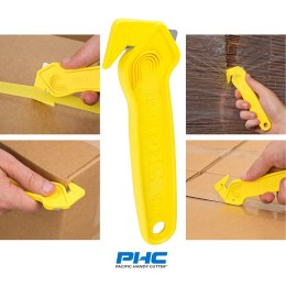 Nóż bezpieczny PHC EBC1 żółty