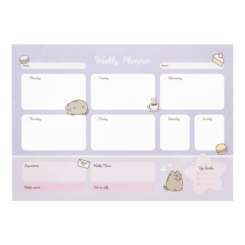 Pusheen - Planner tygodniowy z kolekcji Moments 54 strony A3