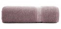 Ręcznik 30x50 Altea pudrowy różowy z ozdobną bordiurą z melanżowym pasem frotte 500 g/m2 Eurofirany
