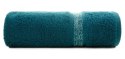 Ręcznik 70x140 Altea turkusowy z ozdobną bordiurą z melanżowym pasem frotte 500 g/m2 Eurofirany