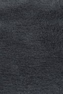 Koc bawełniany akrylowy 150x200 0293/31 antracytowy narzuta pled wykończony frędzlami