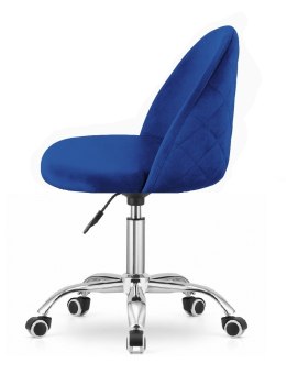 Krzesło obrotowe GLORIA OFFICE BLUE VELVET
