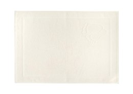 Dywanik łazienkowy 50x70 Stopki kremowy bawełniany frotte 650g/m2 Faro