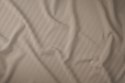 Pościel adamaszkowa 220x200 taupe beżowa ciemna jednobarwna paski 1 cm Pure
