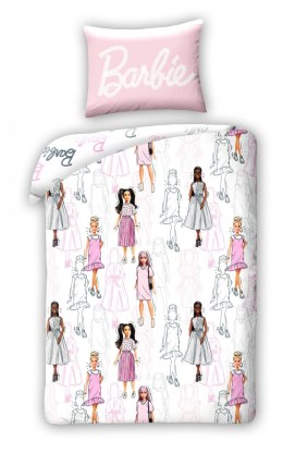 Pościel bawełniana 140x200 Barbie poszewka 70x90 Kids 12 Halantex