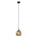 Lampa wisząca 1xE27 CALLISTO BLACK/GOLD