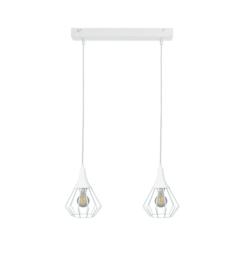 Lampa wisząca 2xE27 SELENE WHITE