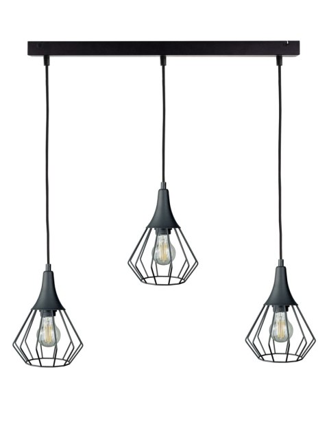 Lampa wisząca 3xE27 SELENE BLACK