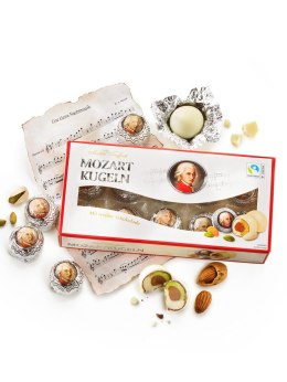 MaitreTruffout Mozartkugeln mit weißer Schokolade 200 g