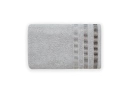 Ręcznik Sagitta 70x140 srebrny pianka frotte 500 g/m2 Faro