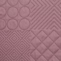 Narzuta dekoracyjna 220x240 Boni 5 różowa geometryczna