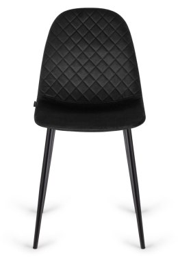 Krzesło tapicerowane CARO VELVET BLACK II GATUNEL