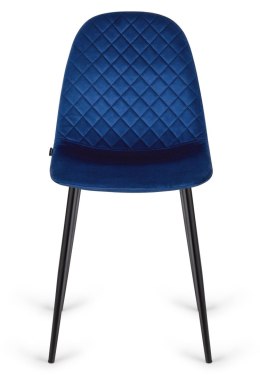 Krzesło tapicerowane CARO VELVET BLUE II GATUNEK