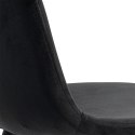 Krzesło tapicerowane GIULIA VELVET BLACK II GATUNEK