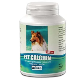Mikita Pet Calcium - preparat witaminowy z magnezem i wit. C 100 tab.