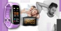 Smartband Giewont Fit&GO Duo GW200-8 - Black + Pasek Touch of Lavender