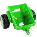 Traktor na akumulator dla dzieci + przyczepka TRAK-SX-1-ZIELONY