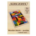 Układanka drewniana- puzzle/ Kruzzel 22667