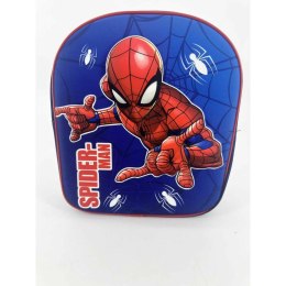 Plecak 3D do przedszkola Spiderman 3 granatowy czerwony P24