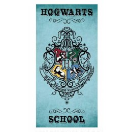 Ręcznik plażowy 70x140 Harry Potter turkusowy bawełniany 320g/m2 S24