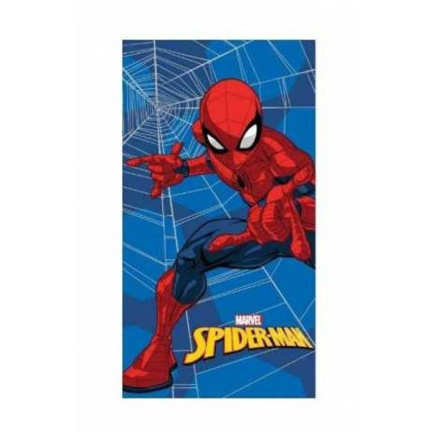 Ręcznik plażowy 70x140 Spiderman niebieski bawełniany 320g/m2 S24